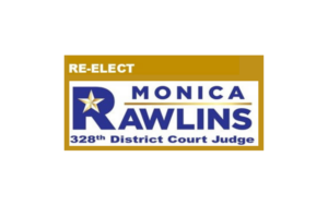 Reelect Judge Rawlins Logo